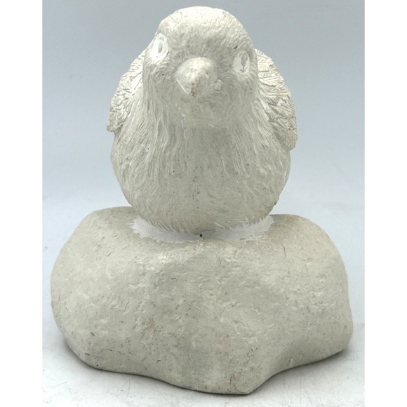 Vtg Bird On Top Of Rock Figure Resin 4.5L X 6W X 5 .5 H 5700557 1997 Cottagecore - Picture 1 of 6